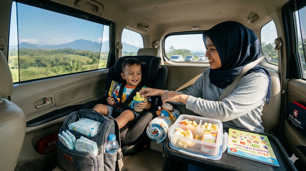 daftar perlengkapan wajib bawa saat road trip bareng balita
