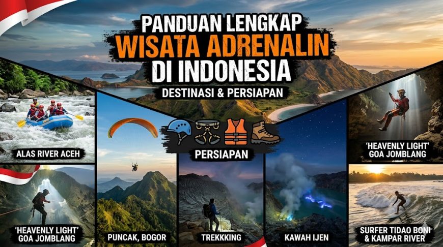 Panduan Lengkap Wisata Adrenalin di Indonesia: Destinasi & Persiapan
