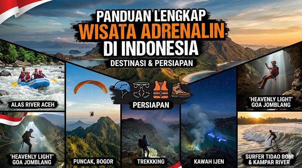 Panduan Lengkap Wisata Adrenalin di Indonesia: Destinasi & Persiapan