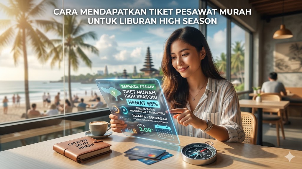 cara mendapatkan tiket pesawat murah untuk liburan high season