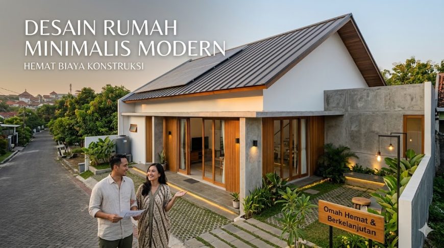 desain rumah minimalis modern yang hemat biaya konstruksi